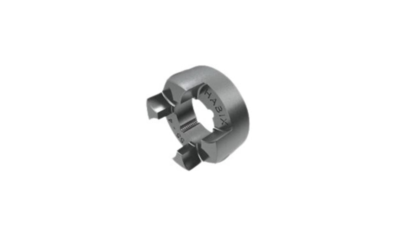 OPTIBELT Half Coupling Flange, 80mm Outside Diameter, 10 mm, 28 mm Bore, 22mm Length Half Coupling