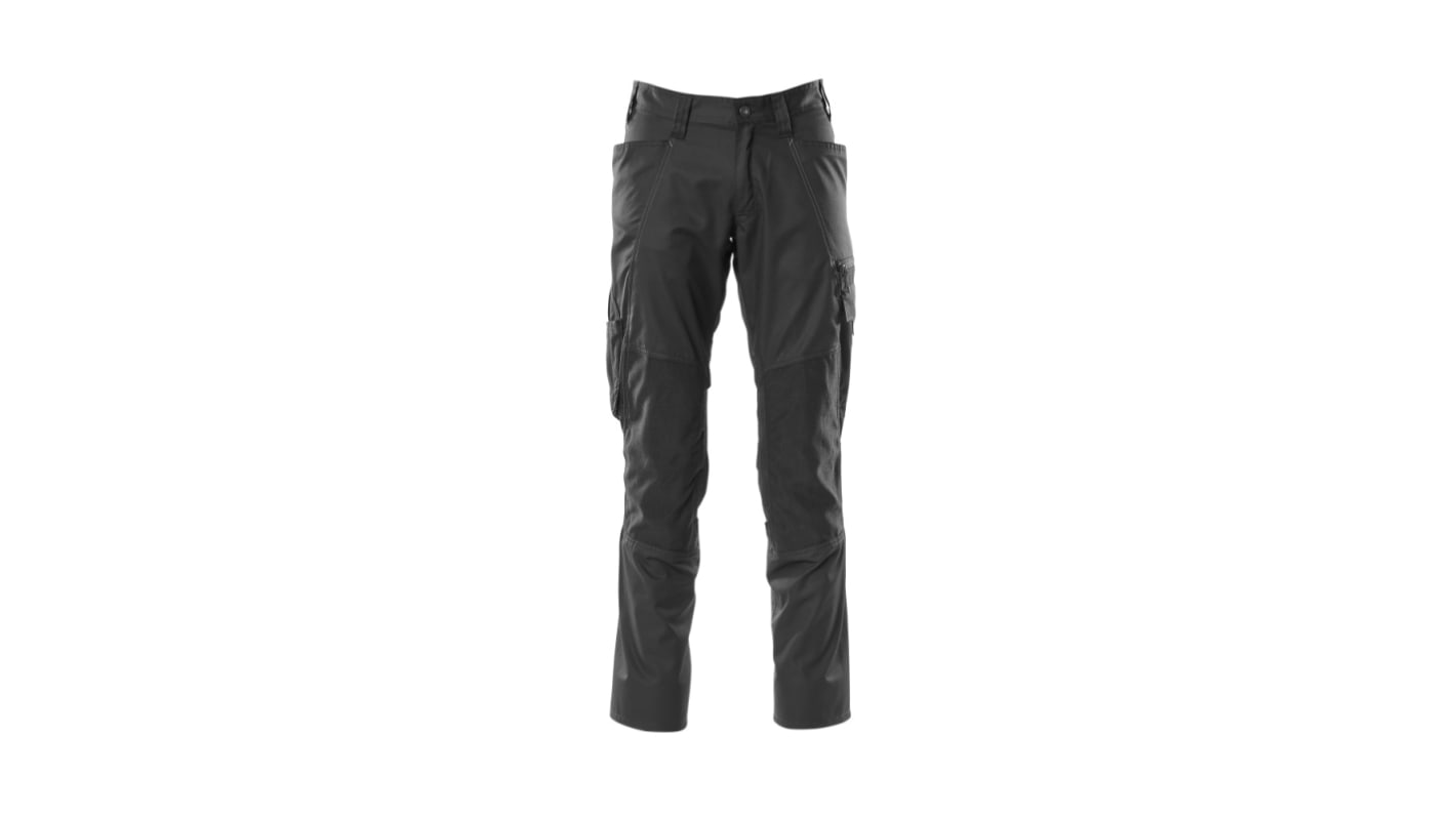 Mascot Workwear 18379-230 Black Cotton, Polyester Lightweight Trousers 37in, 93cm Waist