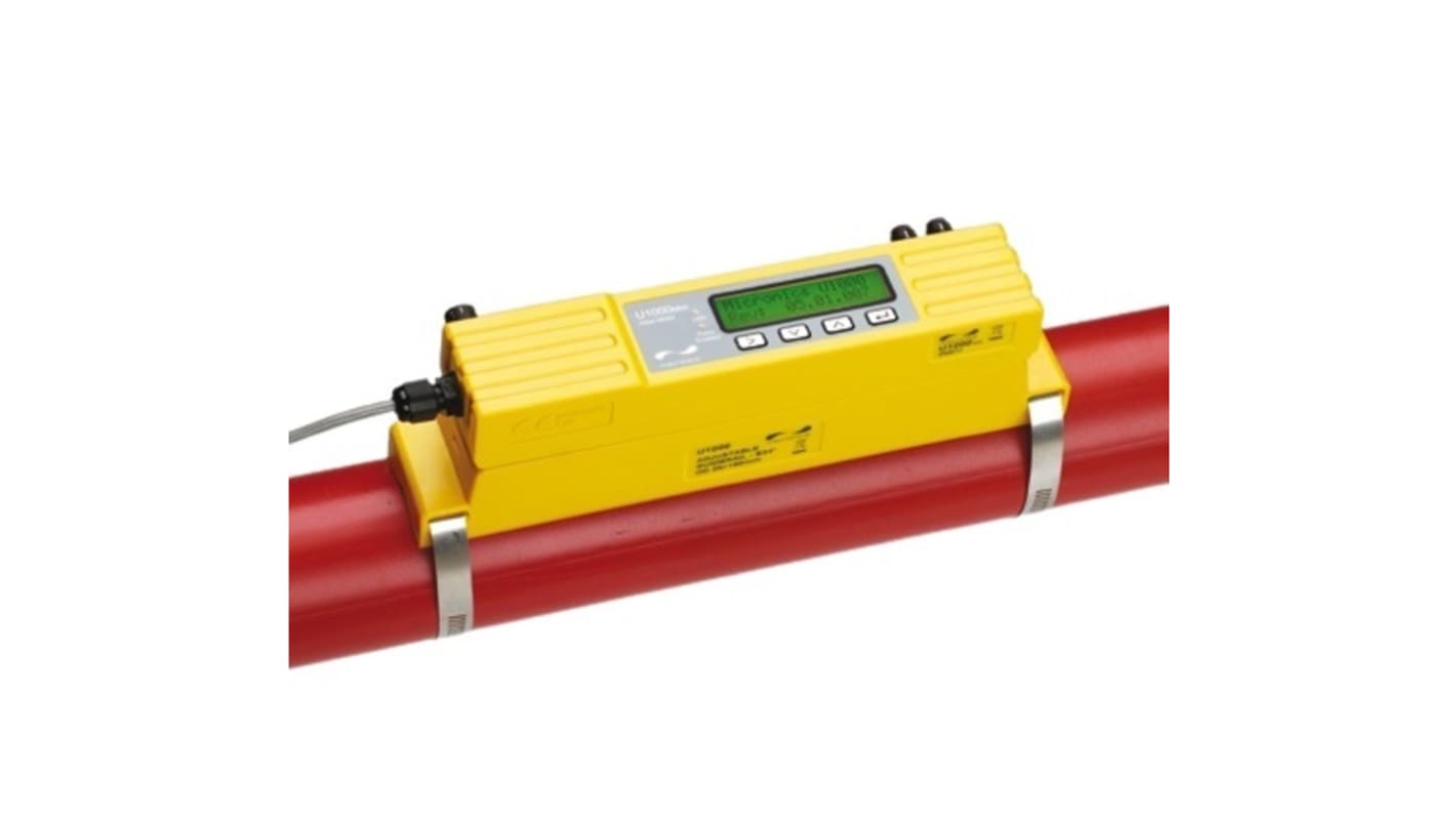 Digitron U1000MKII-HM Series Fixed Ultrasonic Heat/Energy Meter Flow Meter for Liquid, 0.1 m/s Min, 10 m/s Max