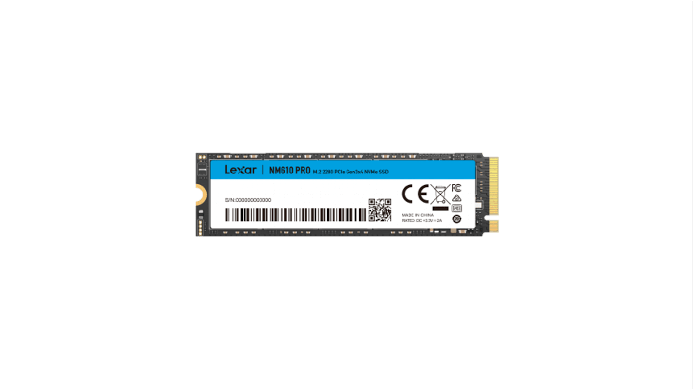 Disque SSD 1 To M.2 2280 PCIe Gen3