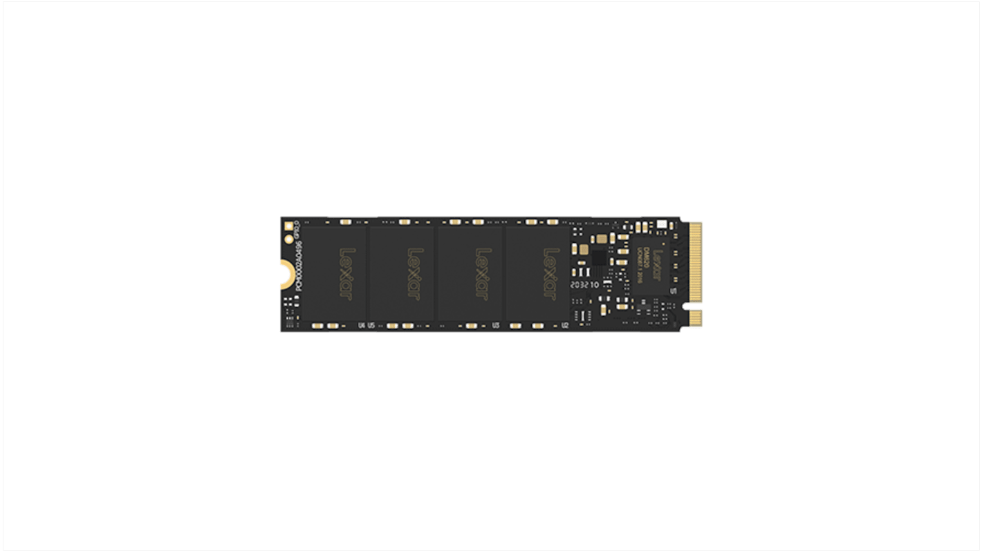 Lexar, M.2 2280 Intern SSD PCIe Gen3 Industrieausführung, 3D, 1 TB, SSD