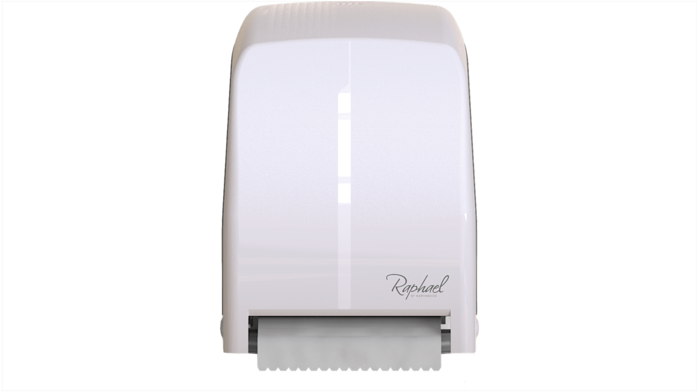 Northwood Hygiene ABS White Rolled Hand Towel Dispenser Towel Dispenser, 240mm x 415mm x 300mm
