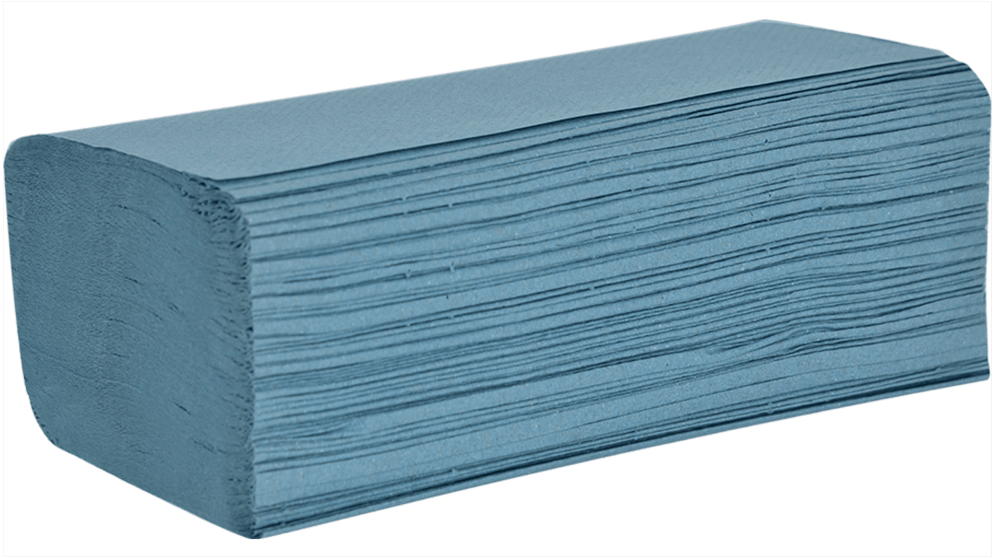 Northwood Hygiene Raphael Folded, Interleaved Blue Paper Towel, 200 x 240mm, 3000 Sheets