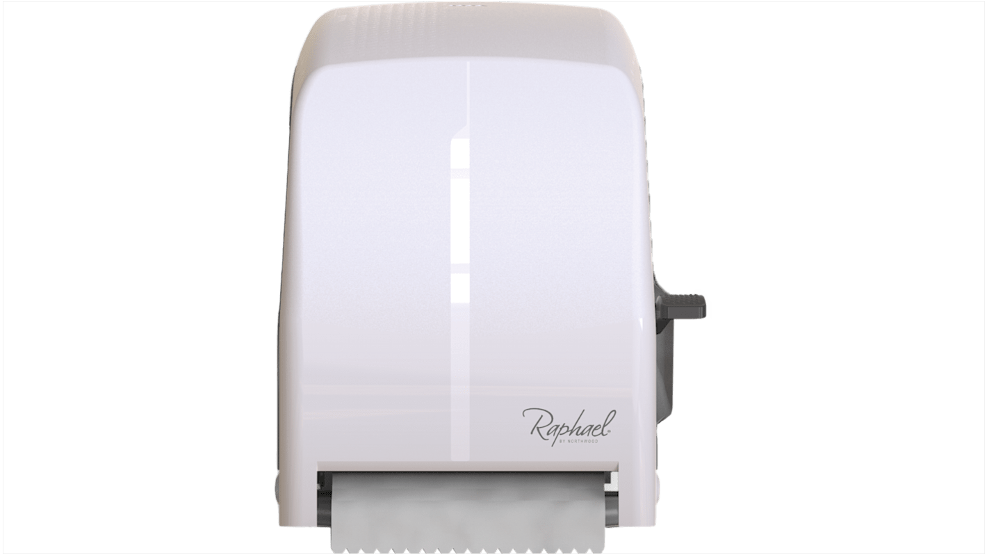 Northwood Hygiene ABS White Rolled Hand Towel Dispenser Paper Towel Dispenser, 240mm x 415mm x 300mm