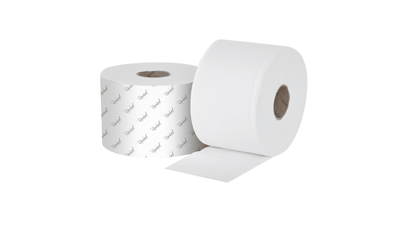 Rouleau de papier toilette, lot de 24, 1 pli, format Conventionnel