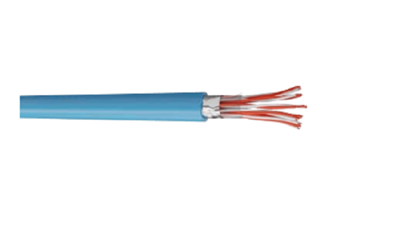 AXINDUS INSTRUM Control Cable 1 magos 0,9 mm, Árnyékolt, Polivinil-klorid PVC köpeny, 100m