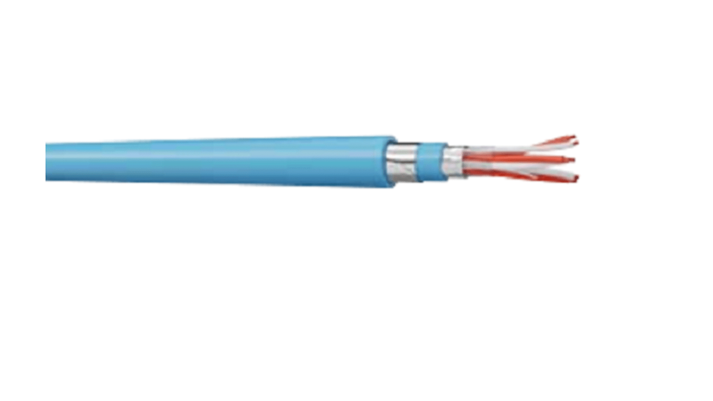 AXINDUS INSTRUM Control Cable 7 magos 0,9 mm, Árnyékolt, Polivinil-klorid PVC köpeny, 100m