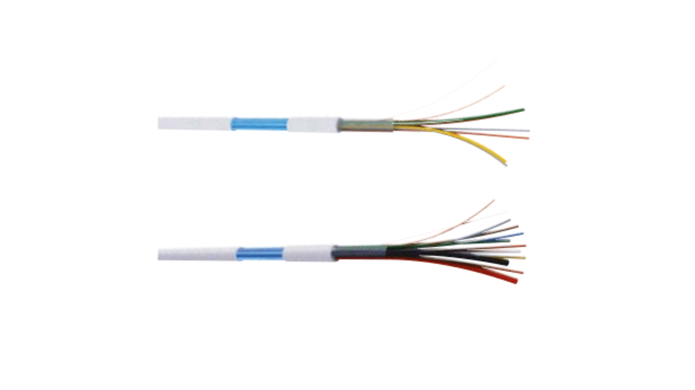 Cable de control apantallado CAE Groupe 20 de 4 núcleos, 0,22 mm², long. 100m, funda de PVC