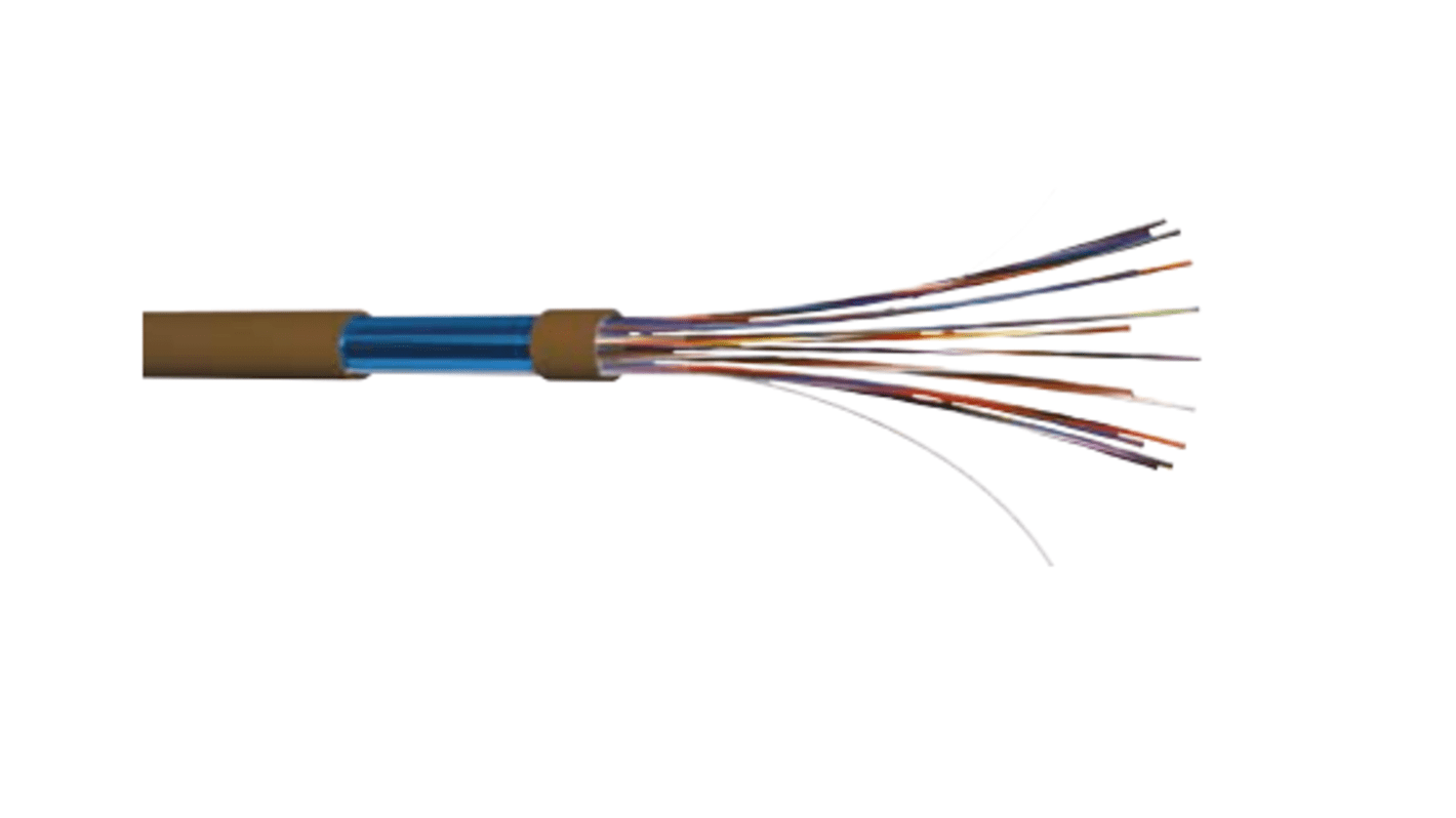 Telefonní kabel, typ pláště: Hliníková páska, Hnědá CAE Groupe 28
