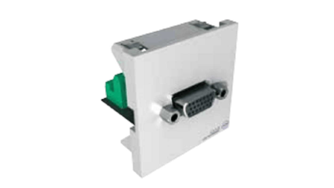 S2Ceb-Groupe Cae 45 x 45 mm 3 Way Female, Male (1) Audio, (1) HDMI, (1) VGA Audio & Video Faceplate