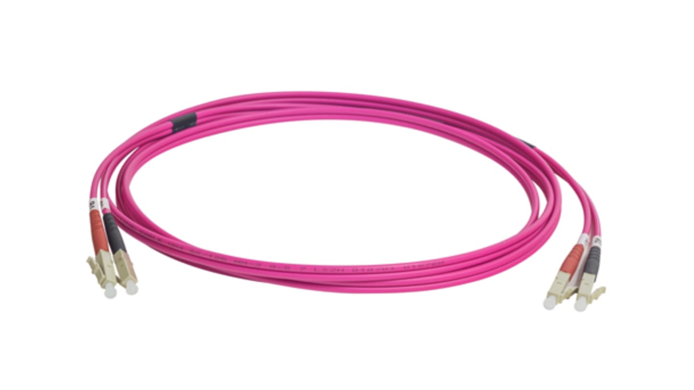 CAE Multimedia Connect LWL-Kabel 2m Duplex Gelb 50μm