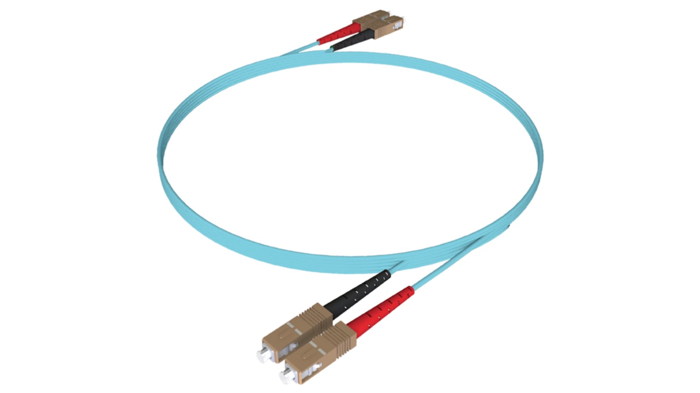 CAE Multimedia Connect LWL-Kabel 3m Duplex Gelb 50μm