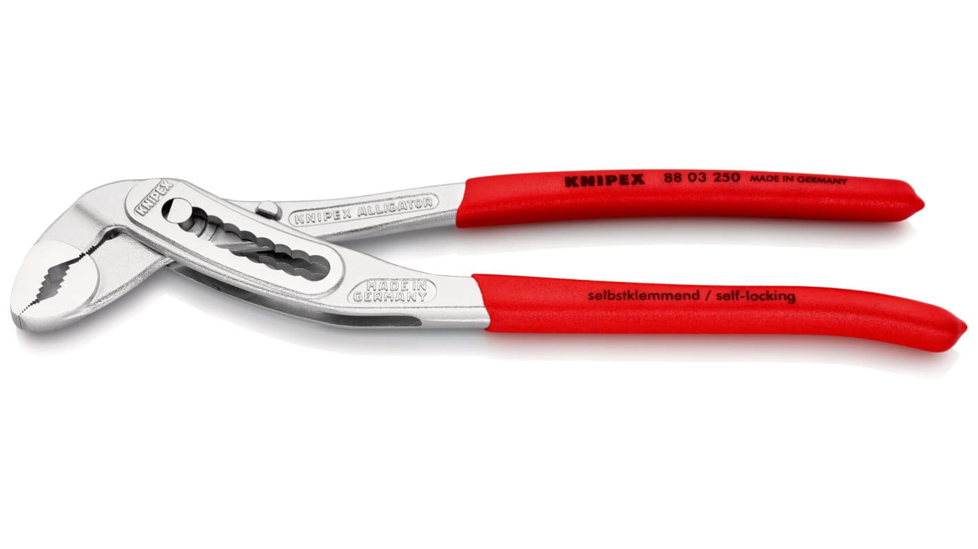 Knipex Alligator Water Pump Pliers, 245 mm Overall, Angled Tip