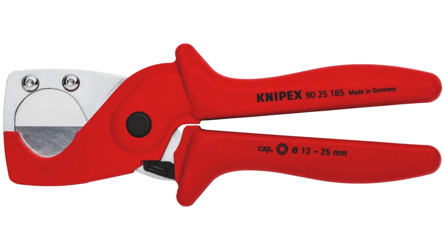 90 25 185 Knipex Pipe Cutter 25 mm, Cuts Plastic RS