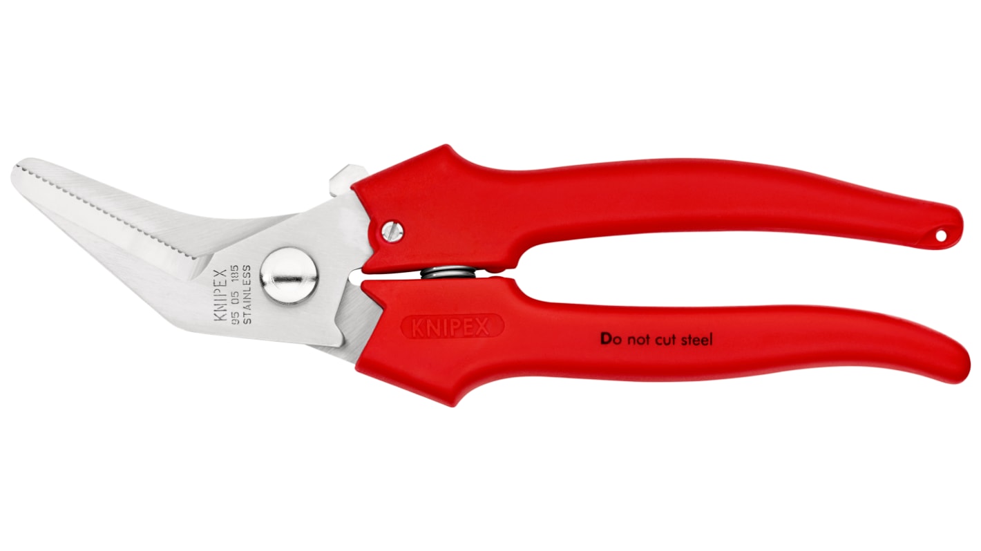 Cisaille Knipex, Long. 185 mm, pour Plastique