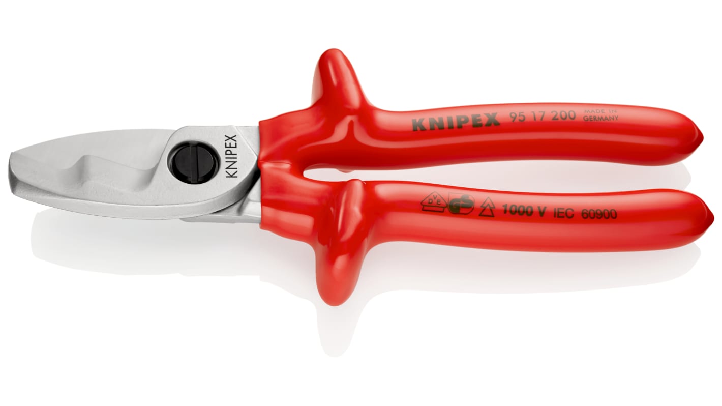 Knipex 95 17 200 VDE/1000V Insulated Cable Cutters