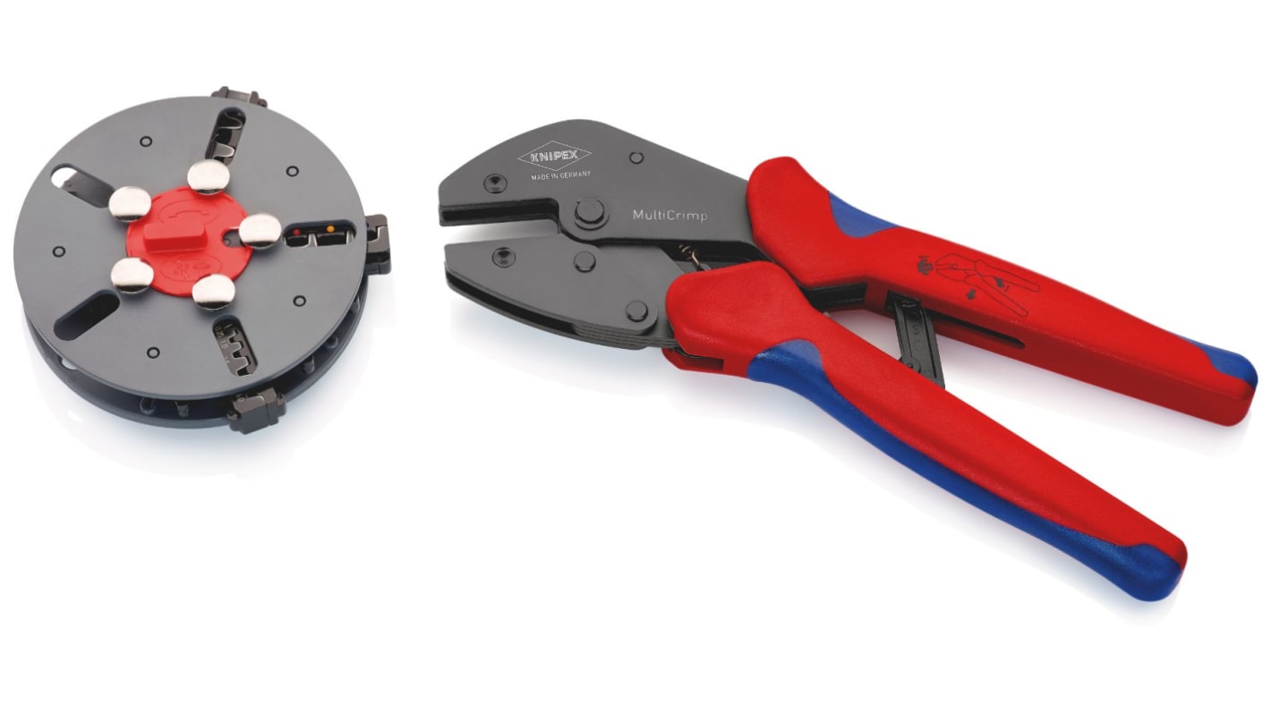 Knipex Hand Crimp Tool for Uninsulated Open Barrel Terminals