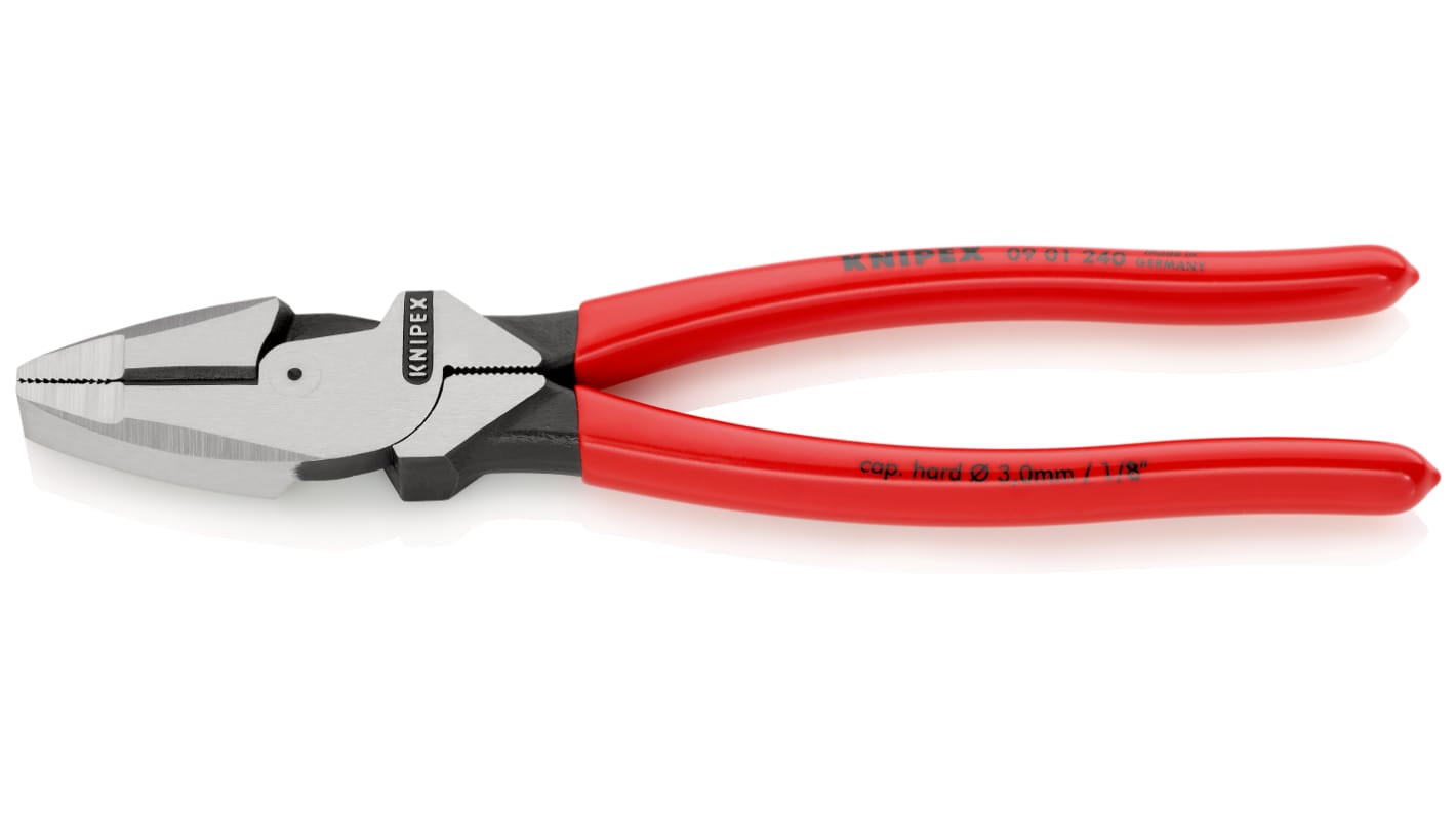 A leva alta Knipex in Acciaio al vanadio galvanizzato, lungh. 240 mm Ad angolo retto