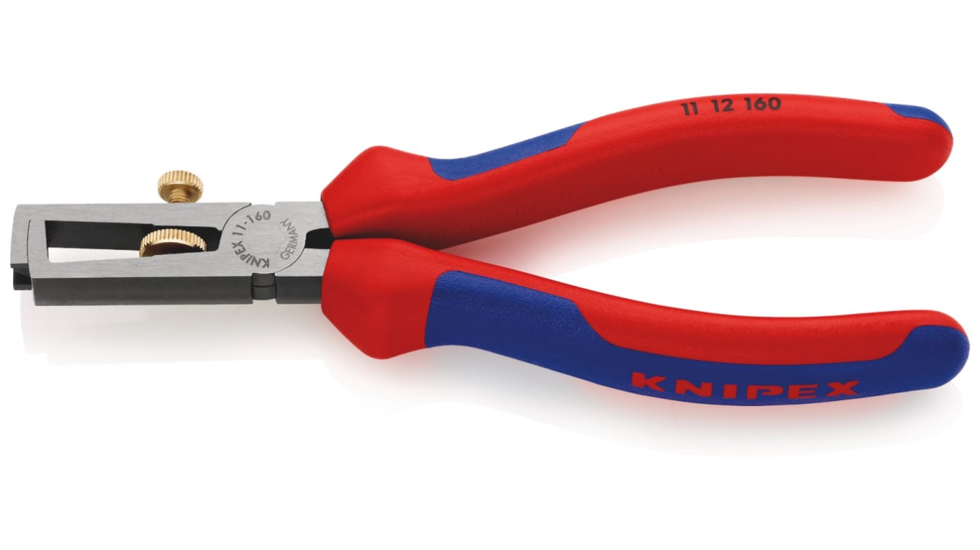 Knipex Abisolierwerkzeug, Mehrkern, Einzelkern 0.1 → 10mm², 160 mm