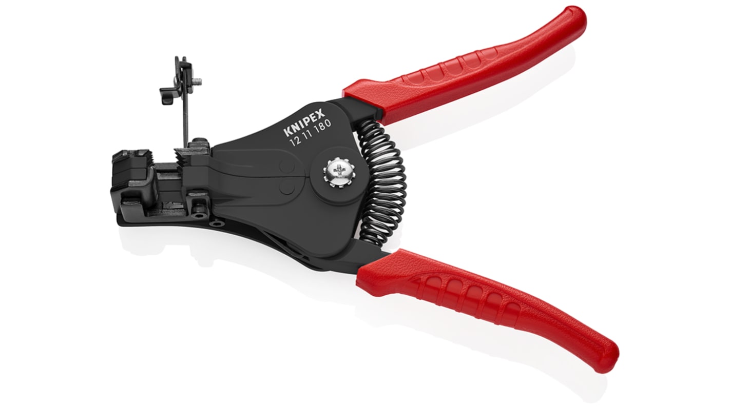 Knipex Wire Stripper, 0.01mm Min, 0.9mm Max, 180 mm Overall