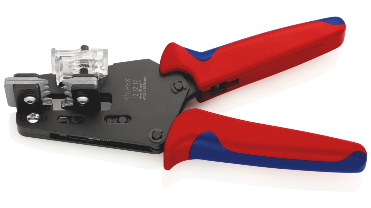 Knipex Precision stripper, 12 AWG Min, 8AWG Max, 195 mm Overall