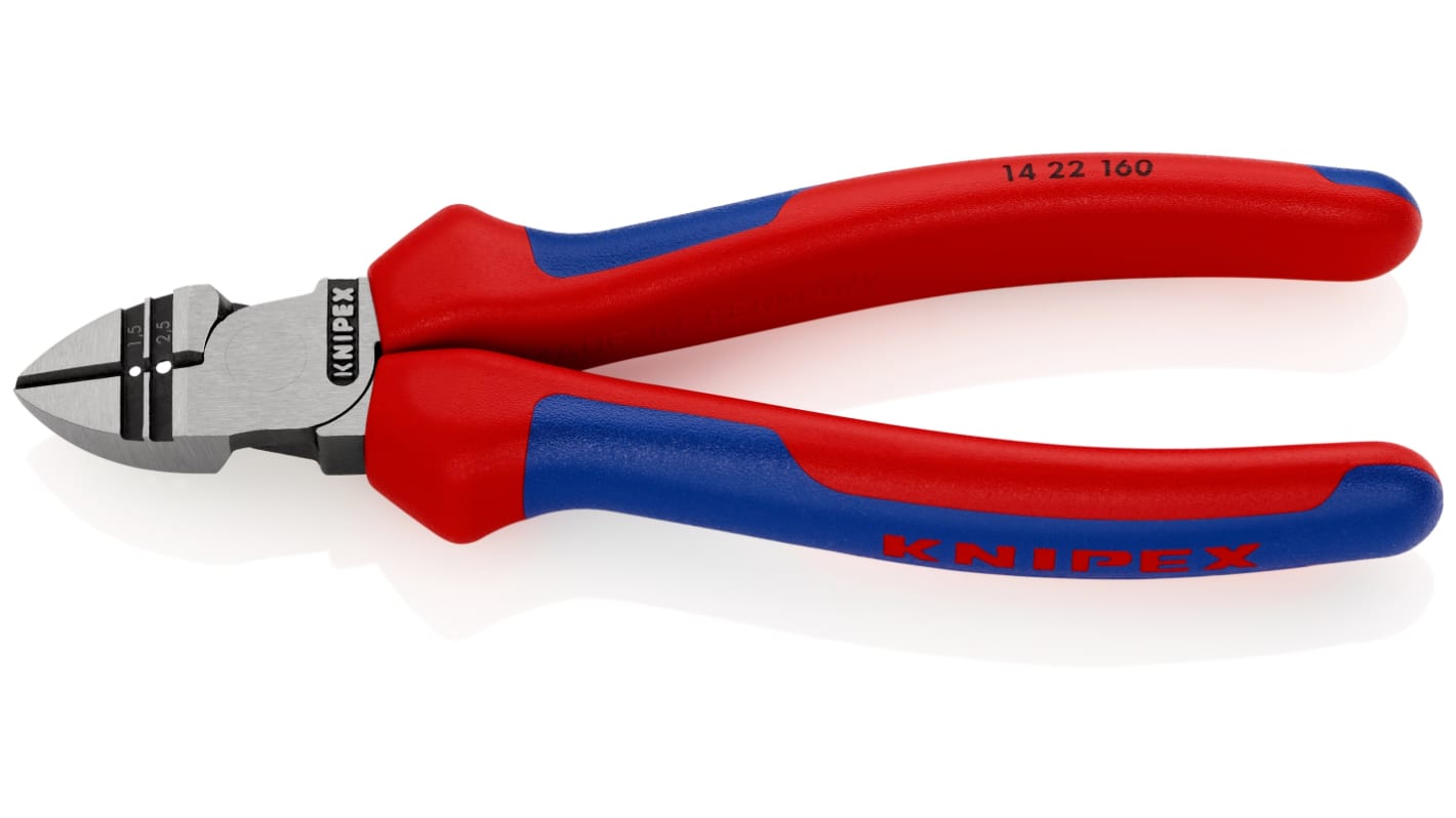 Pince à dénuder Knipex pour fil Multibrins, Monobrins , 170 mm