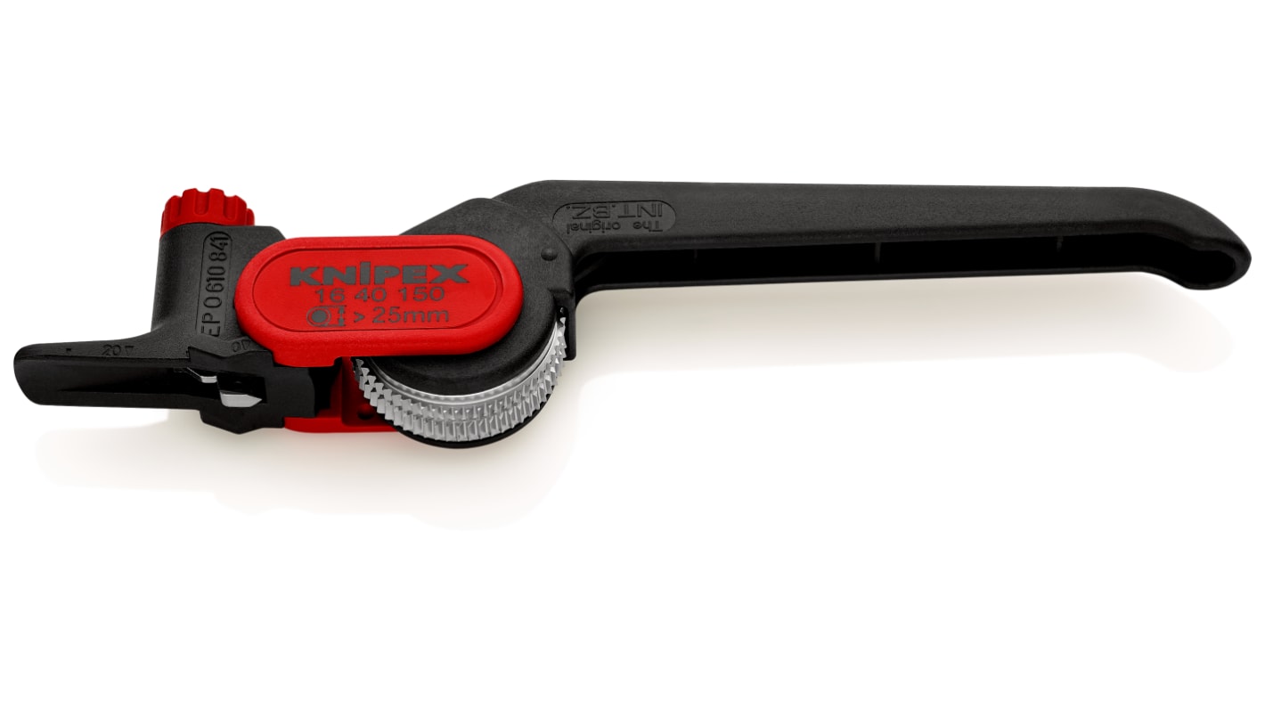 Knipex 16 40 150 SB Abmantelungswerkzeug, Multicore, Einzelkern Ø > 25mm, 150 mm