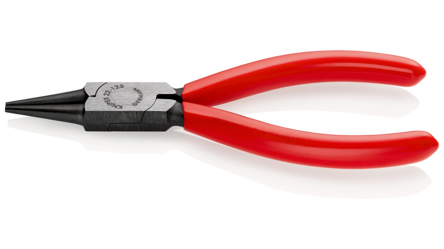 Pinze a becchi tondi Knipex in Acciaio speciale per utensili di qualità, lungh. 125 mm