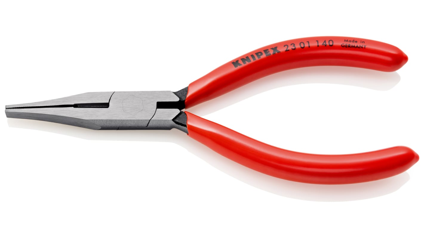 Knipex Nose pliers, 140 mm Overall, Flat Tip, 35mm Jaw