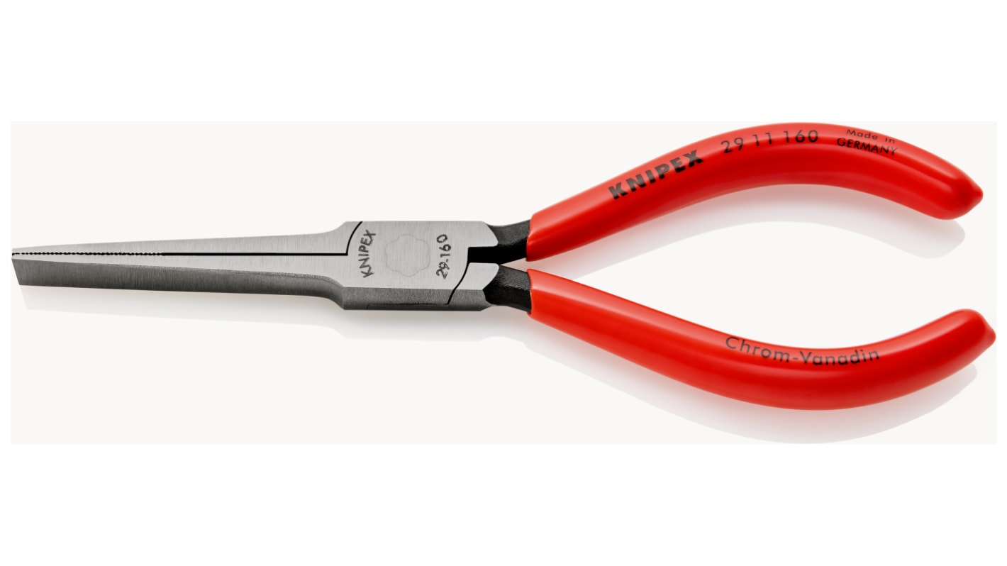 Knipex Pliers, 160 mm Overall, Straight Tip, 2.171875in Jaw