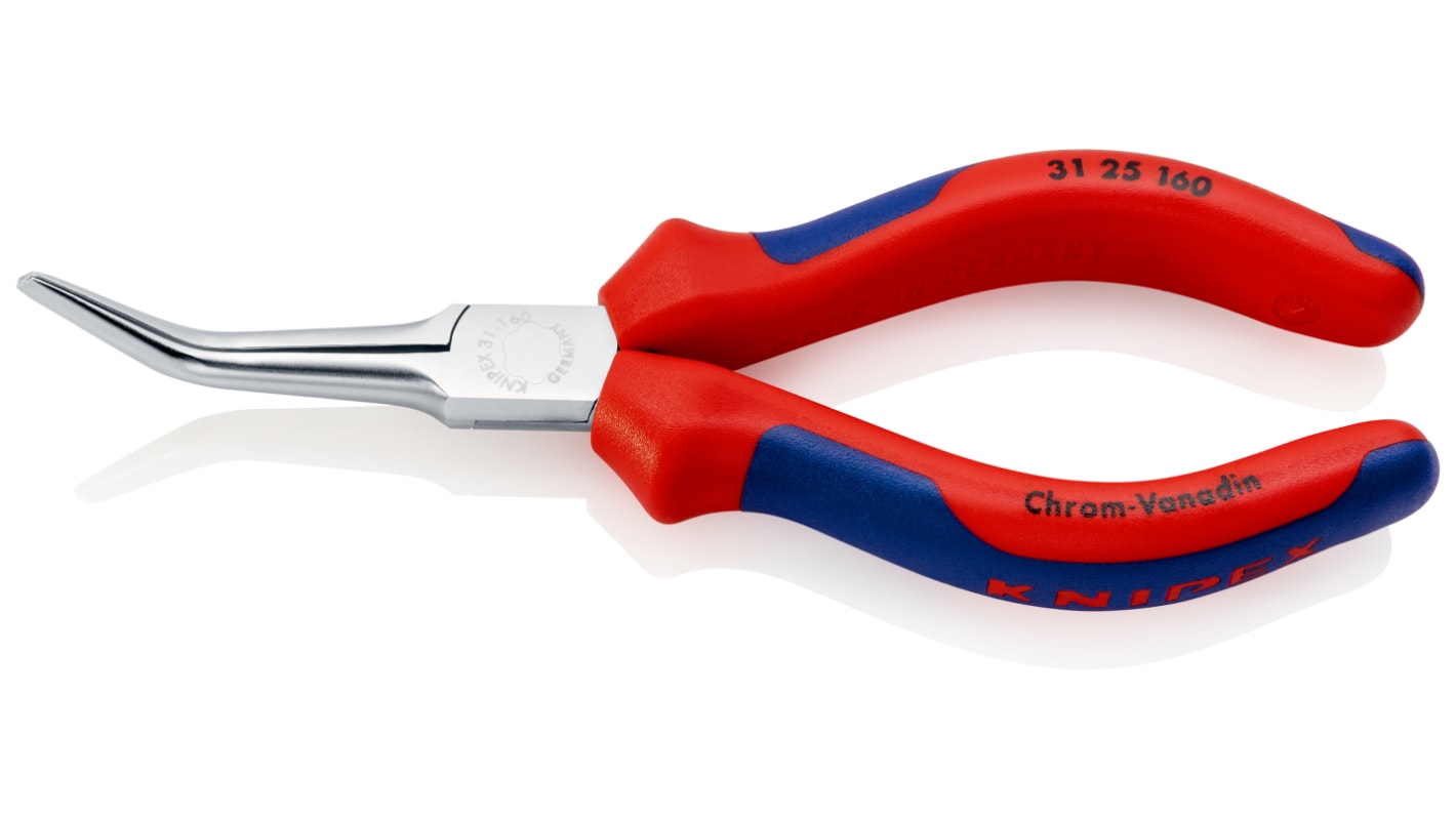 Knipex Nose pliers, 160 mm Overall, Straight Tip, 55mm Jaw