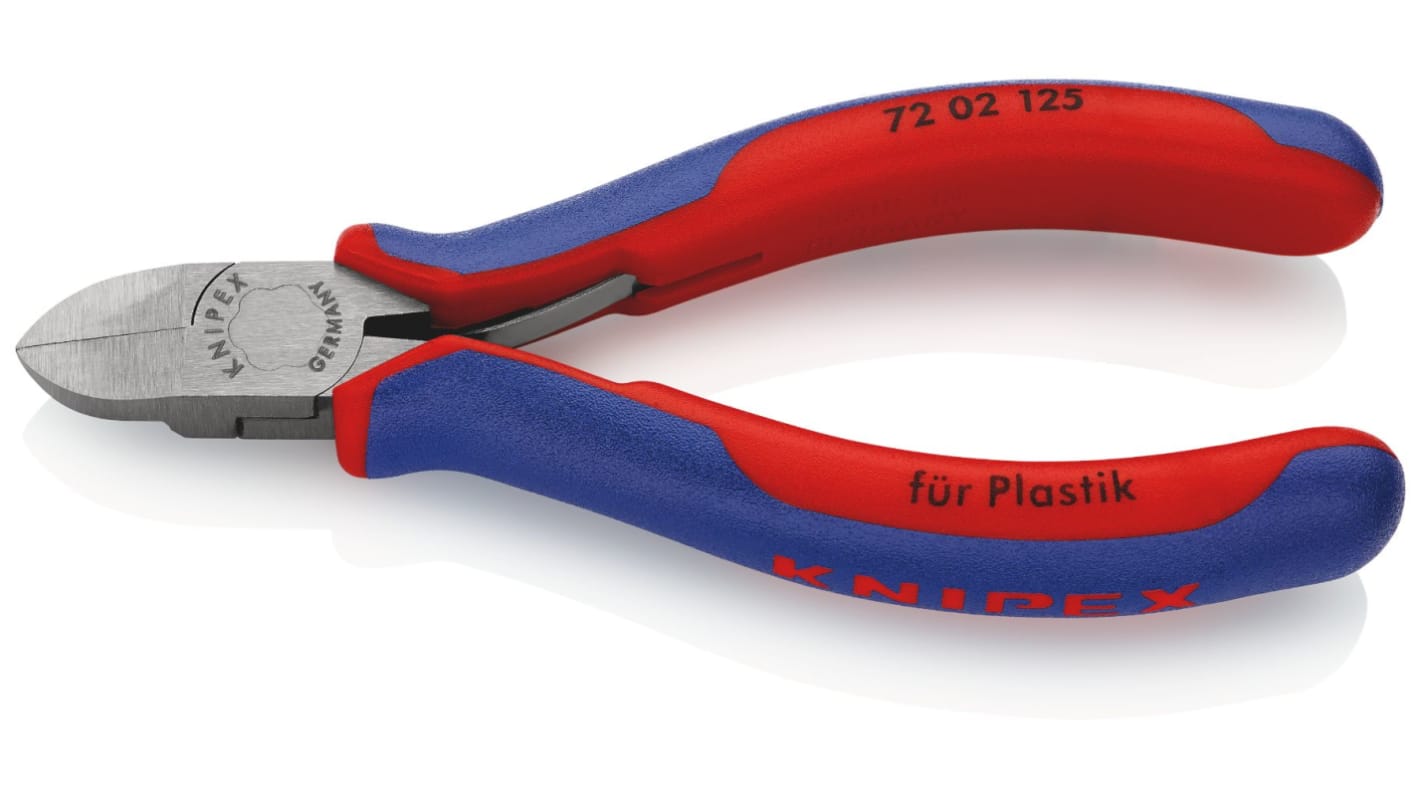 Knipex ニッパー 全体長さ：125 mm, 72 02 125