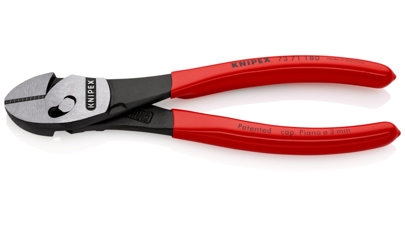 Tronchesi laterali Knipex in Acciaio speciale per utensili di qualità, L. 180 mm, capacità di taglio max 5.5mm