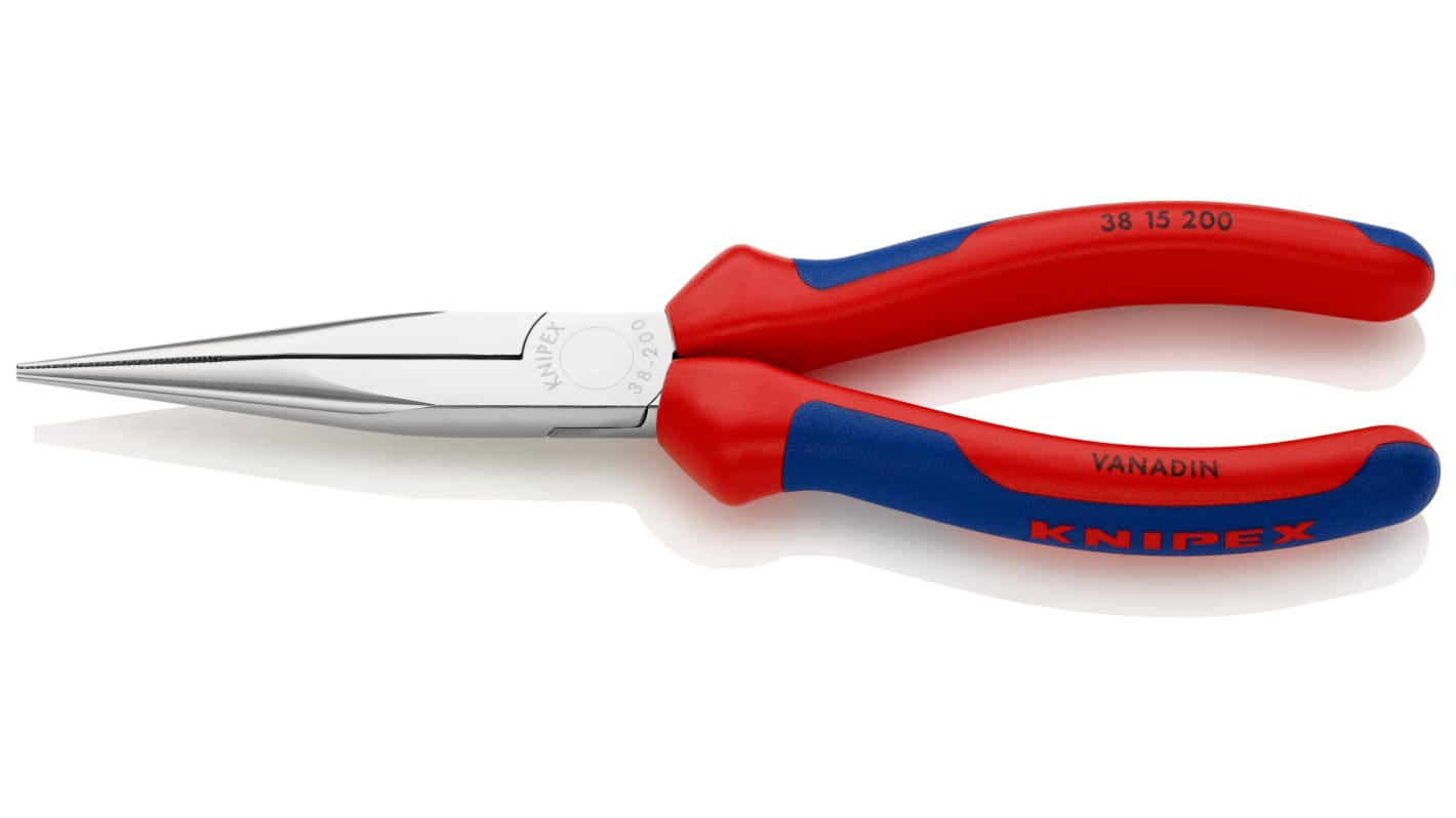 Knipex 38 15 200 Pliers, 200 mm Overall, Straight Tip, 73mm Jaw