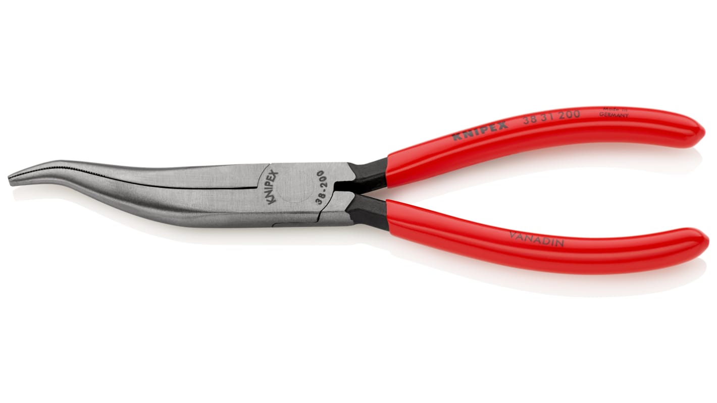 Knipex 38 31 200 Pliers, 200 mm Overall, Straight Tip, 73mm Jaw