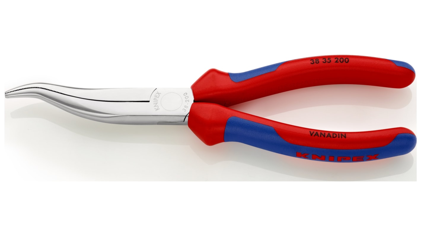 Knipex 38 35 200 Pliers, 200 mm Overall, Straight Tip, 73mm Jaw