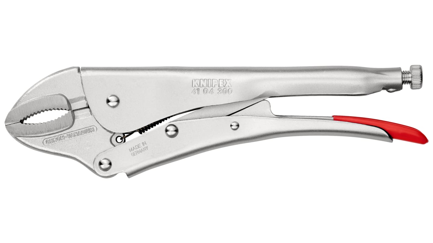 Pinze a becchi piatti Knipex in Acciaio speciale per utensili di qualità, lungh. 300 mm Ad angolo retto