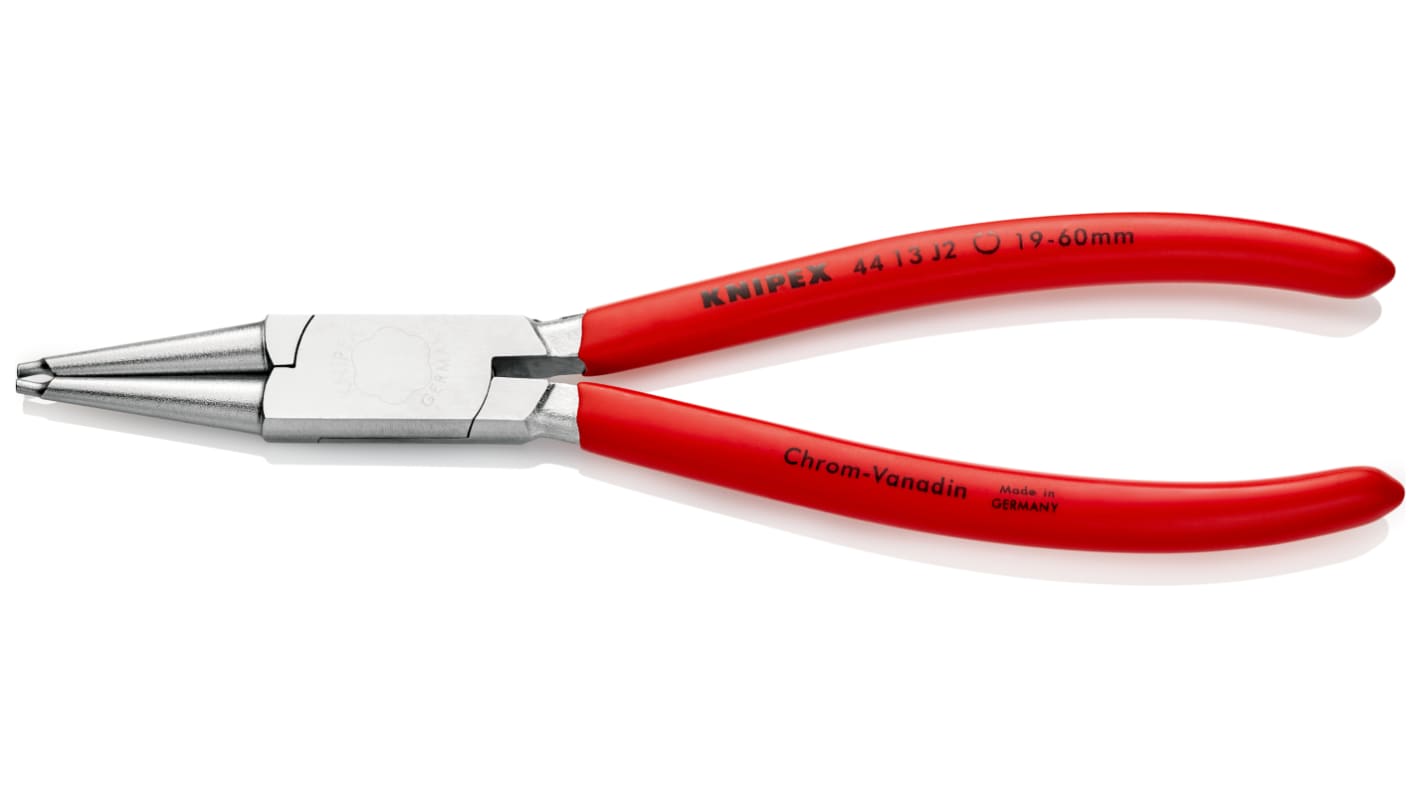Pinze per anelli elastici Knipex in Acciaio speciale per utensili di qualità, lungh. 180 mm Ad angolo retto