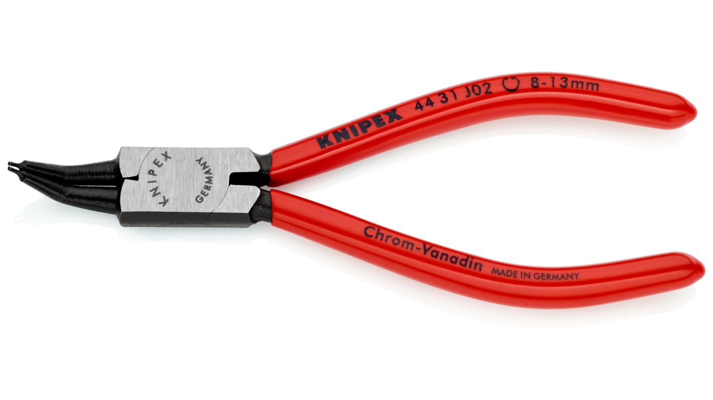 Pinze per anelli elastici Knipex in Acciaio speciale per utensili di qualità, lungh. 140 mm Ad angolo retto