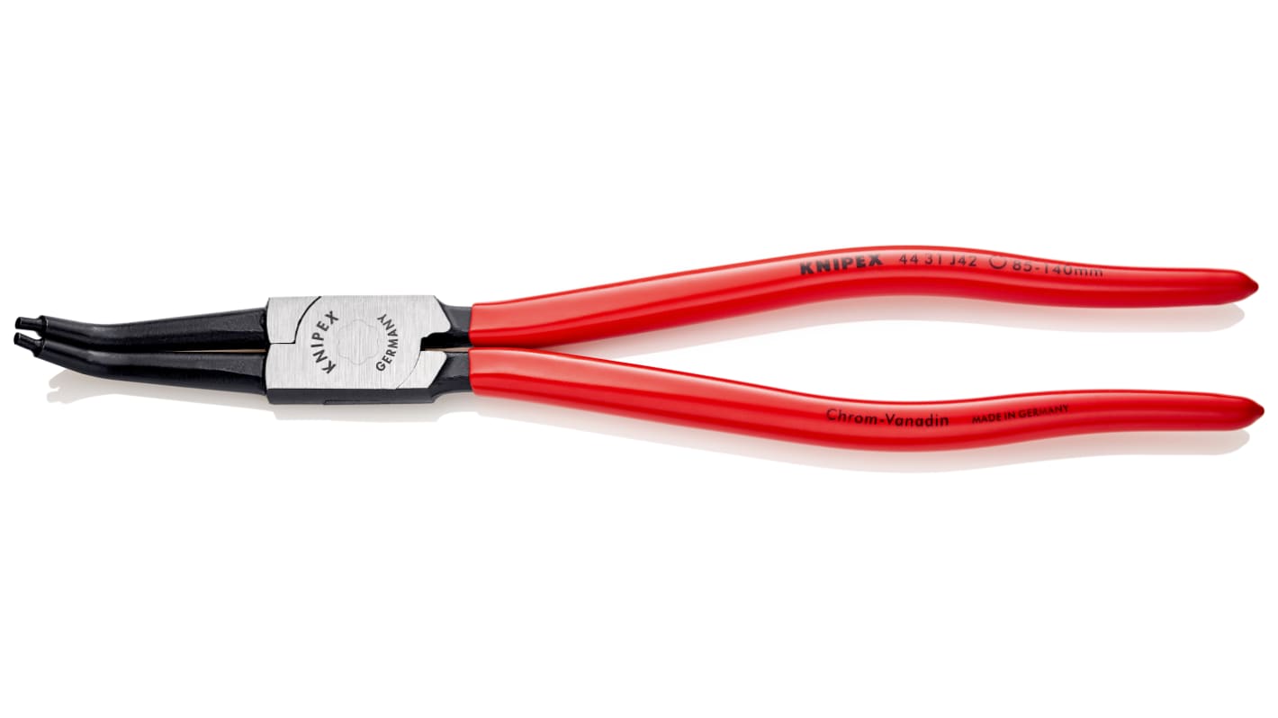 Pinze per anelli elastici Knipex in Acciaio speciale per utensili di qualità, lungh. 310 mm Ad angolo retto