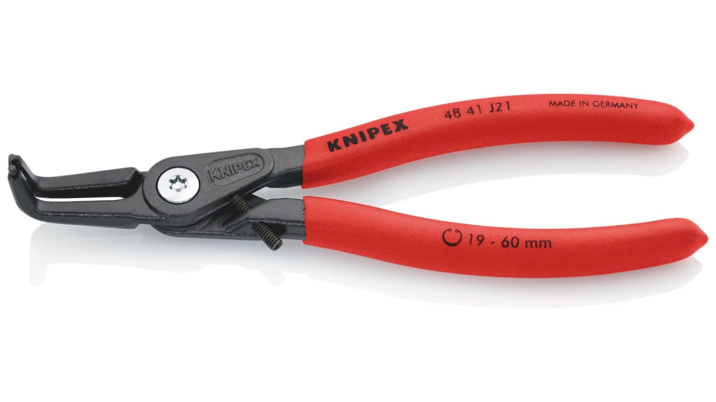 Knipex Sicherungsringzange , gebogen 165 mm