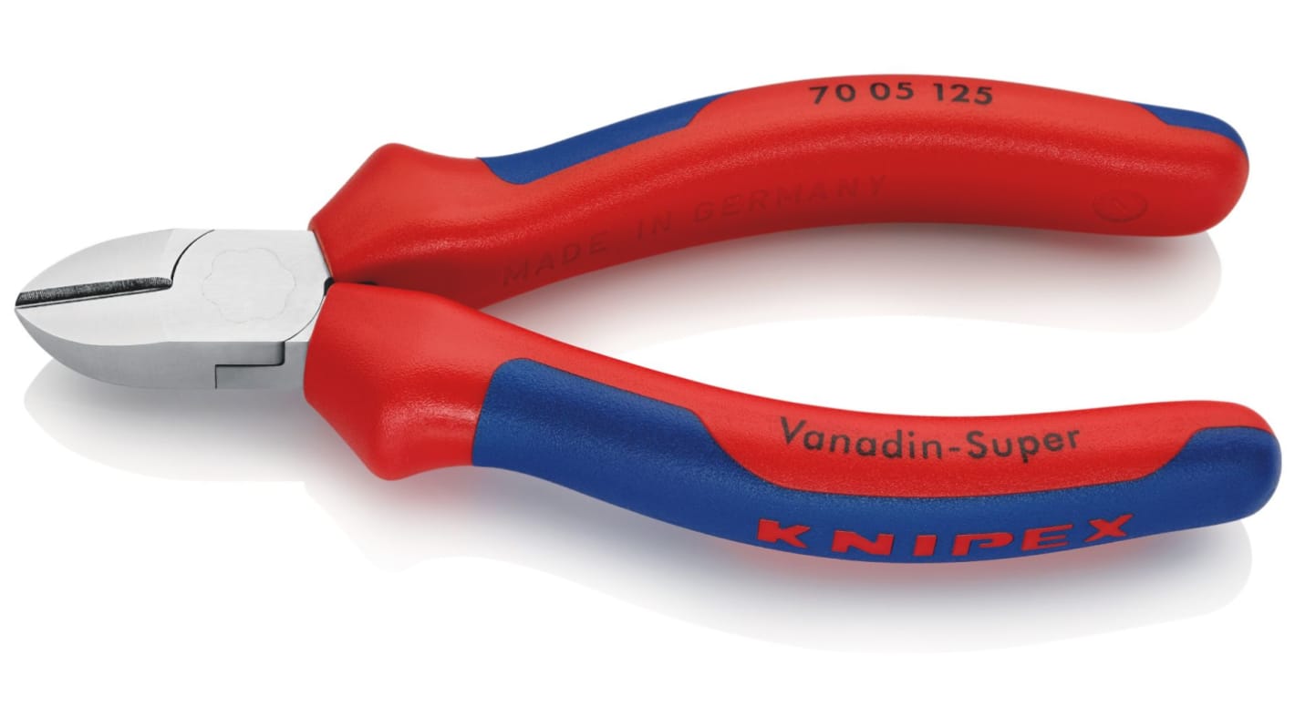 Pinces coupantes latérales Knipex 70 05 125 125 mm, capacité 3mm