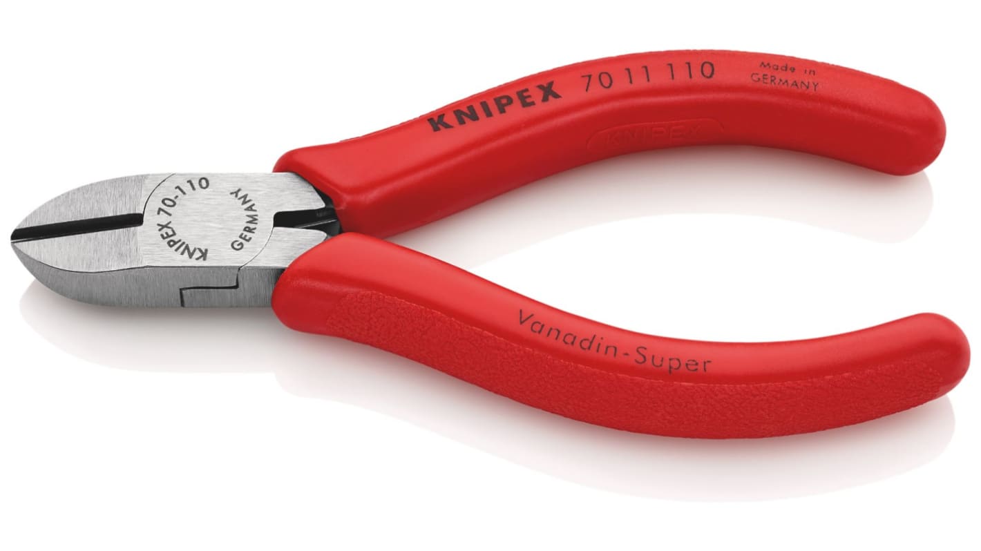 Pinces coupantes latérales Knipex 70 11 110 110 mm, capacité 3mm