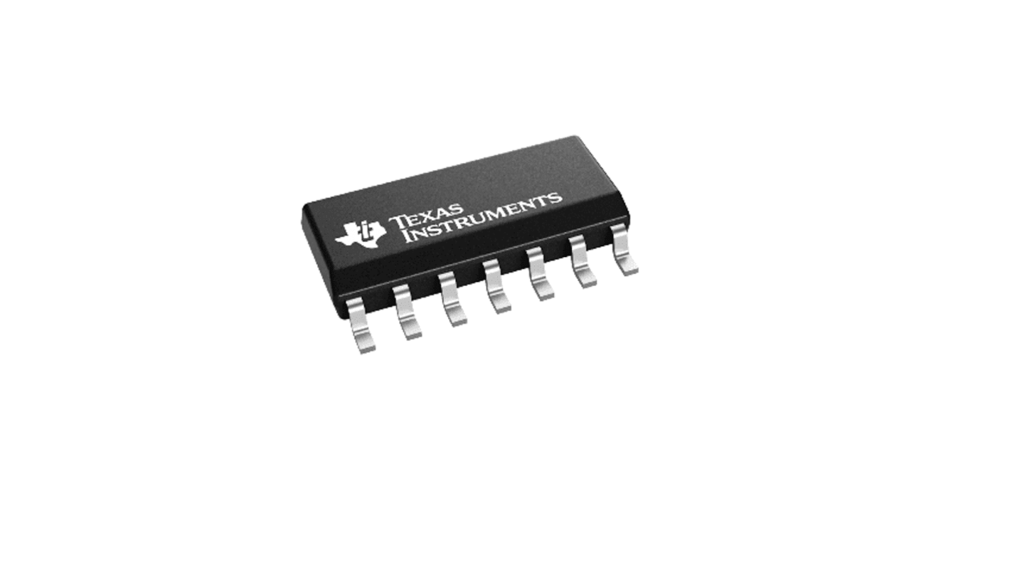 Texas Instruments Logikgatter, 4-Elem., AND, 14-Pin, SOIC, 2 Schmitt-Trigger-Eingang