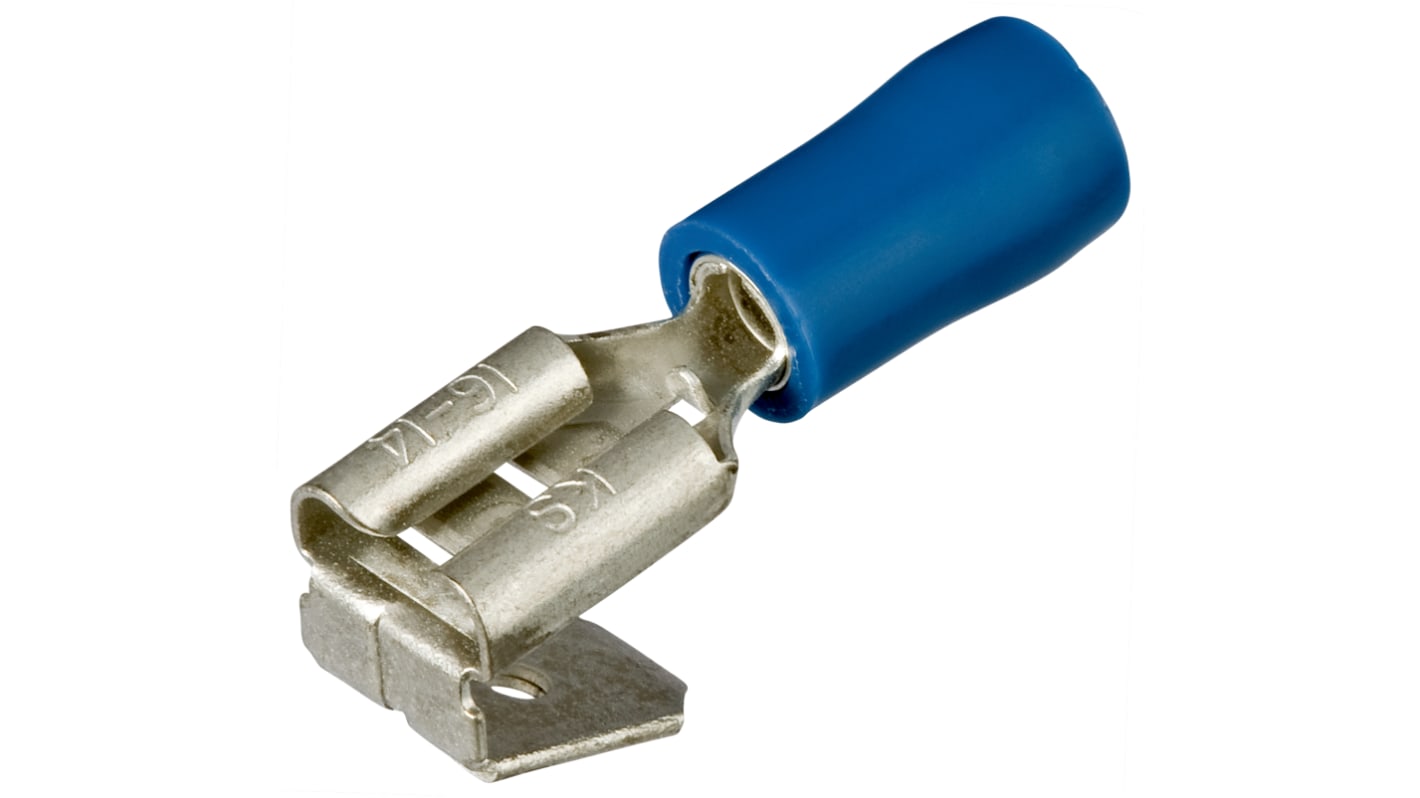 Cosses clips à languettes Isolée Knipex Bleu, 1.5mm² - 2.5mm²