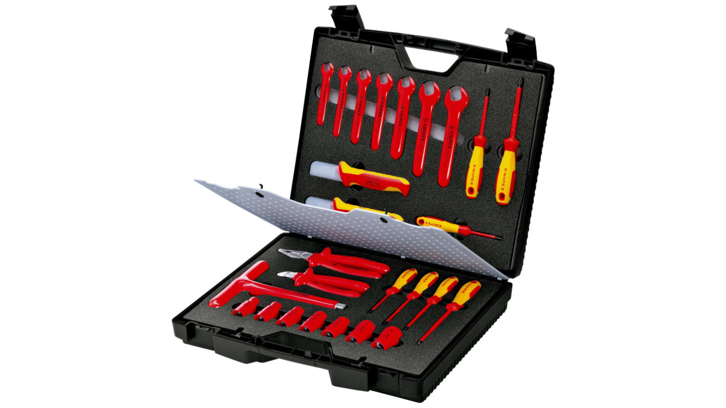 Caja para herramientas Knipex, Negro, Plástico, 440 x 380 x 105mm