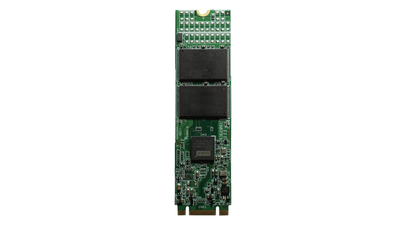 Disco duro SSD interno M.2 (2280) InnoDisk de 80 GB, SATA III, 3D TLC (SLC mode), para aplicaciones industriales
