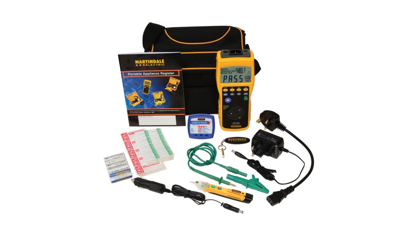 Tester PAT Kit tester di isolamento Martindale HPAT, test Automatico, Classe I/II