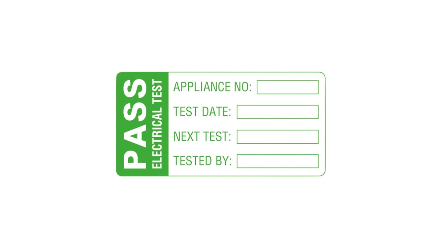 Etichetta per test PAT, Martindale LAB2, per l'utilizzo con PAT 32