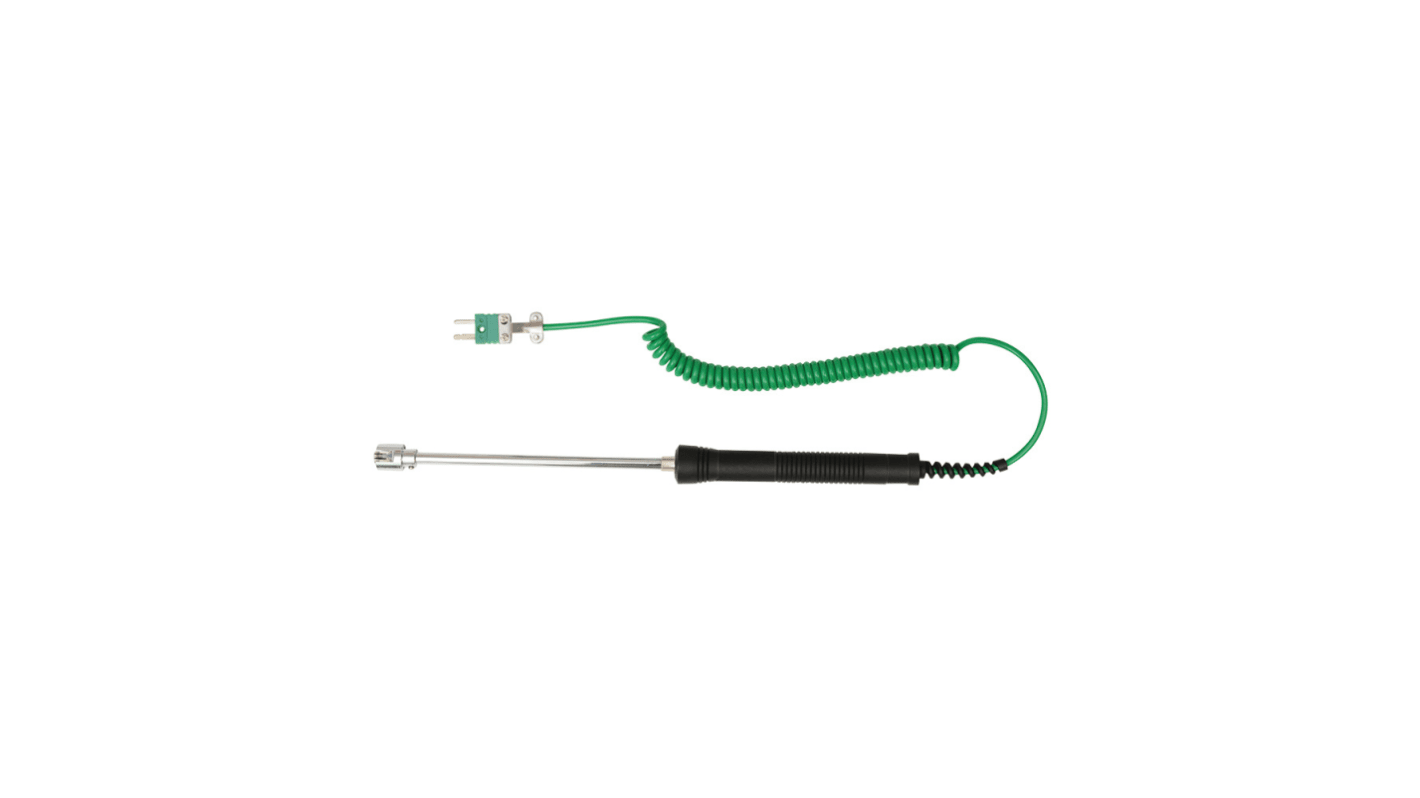 Martindale K Spring Loaded K Temperature Probe, 130mm Length, 6mm Diameter, 600 °C Max